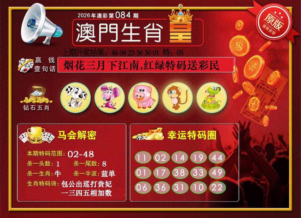 084期澳门生肖皇[图]