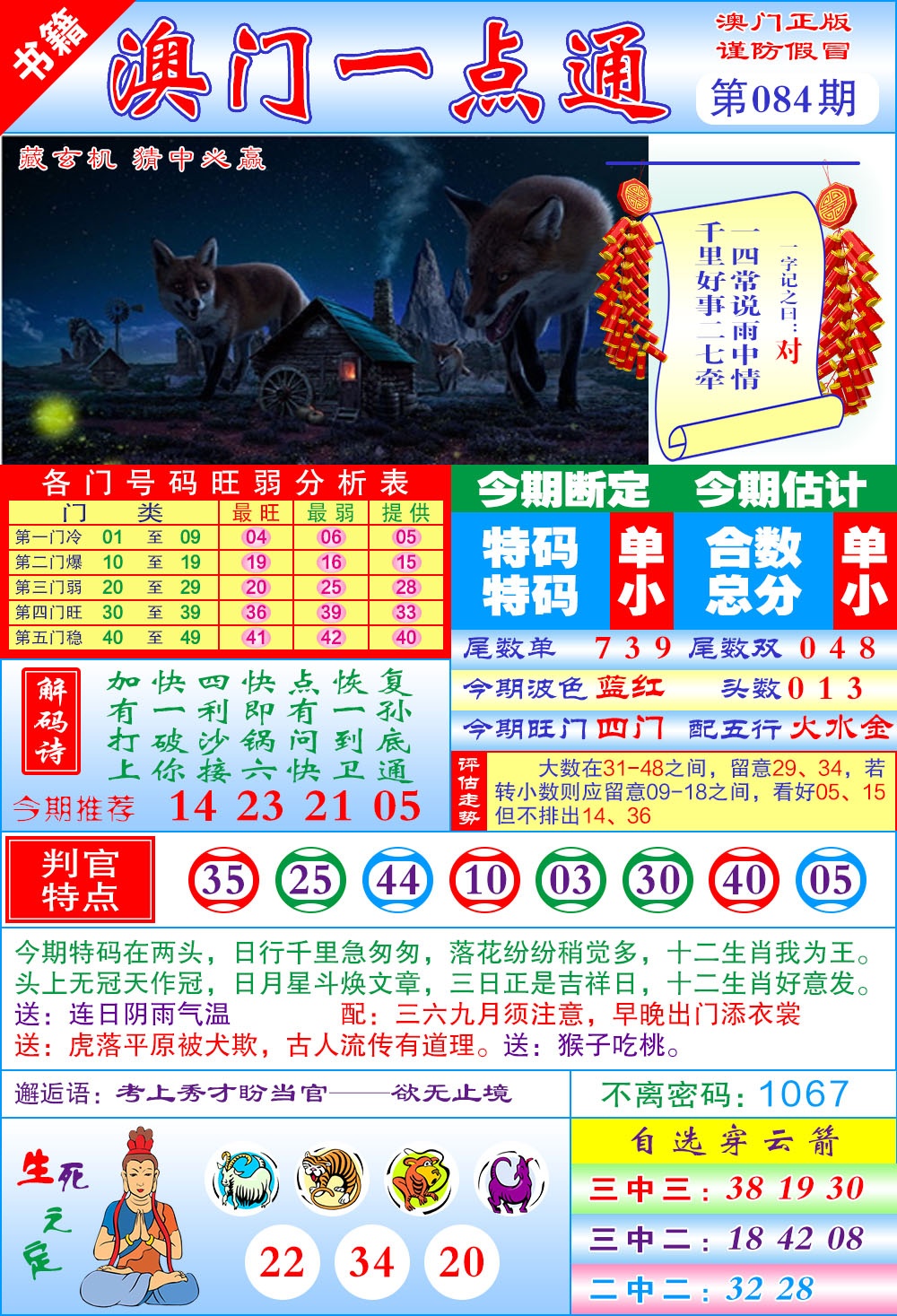 084期澳门一点通[图]